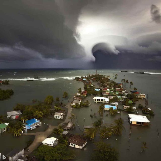 @noticiaenlinea dalle2-tormenta-huracan-pueblo-costero-isla-agua-mar